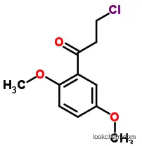 Molecular Structure of 50786-60-2 (3-CHLORO-1-(2,5-DIMETHOXYPHENYL)PROPAN-1-ONE)